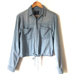Abercrombie & Fitch Chambray Button Up Drawstring Waist NWT- Size XS