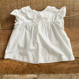 Bella Bliss White Collared Bow Back Top- Size 12M (see notes)