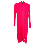 Scoop Magenta Button Up Long Sleeve Cardigan- Size M (See Notes)