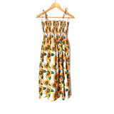 No Brand Smocked Sunflower Dress- Size S