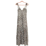 Buddy Love Cream and Brown Animal Print Tie Strap Dress- Size XS (sold out online)