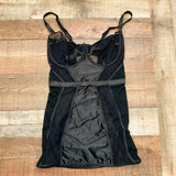 Figleaves Black Pimlico Underwired Slip NWT- Size 34I