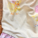 Sal & Pimenta Yellow Duck Print Swimsuit- Size 12M (see notes)