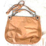 Rebecca Minkoff Light Tan Hobo Bag with Studs (bag has scuffs and signs of wear)