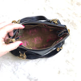 Juicy Couture Black Leather Handbag