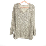 American Eagle Super Soft Animal Print Side Slit Tunic NWT- Size L