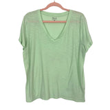 Madewell Mint V-Neck Tee- Size XL (see notes)