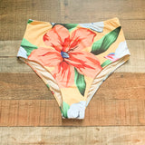 Palms Away Floral Print Swimsuit Bottom- Size S (We Have Matching Top!)