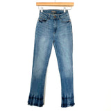 DL1961 Bridget Cropped High Rise Boot Frayed Hem Jeans- Size 25 (Inseam 24.5”)