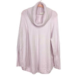 Caslon Pink Wool Blend Cowl Neck Sweater- Size 1X