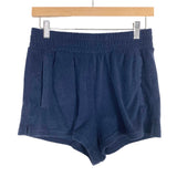 Offline by Aerie Navy Terry Cloth with Pockets Shorts- Size S