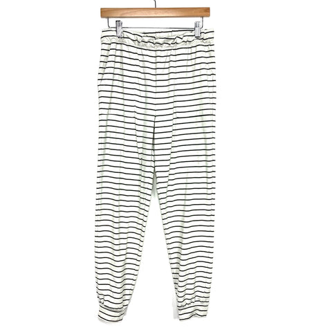 Z Supply White/Black Stripped Joggers- Size S (We Have Matching Top)