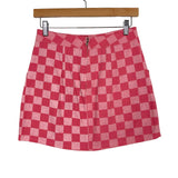 Le Lis Collection Billie Pink Checkered Skirt NWT- Size S