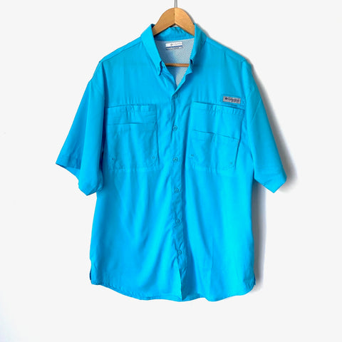 Columbia PFG Blue Men’s Shirt- Size M