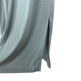 Everlane Faded Sage Luxe Cotton Side-Slit Tee Dress- Size XL