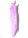 No Brand Purple Halter Midi High Low Dress- Size S