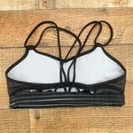 Lululemon Black/Grey/White Sports Bra- Size ~4 (see notes)