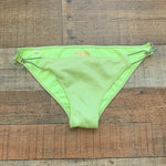 Victoria's Secret Neon Yellow Swim Bottoms- Size M