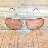 No Brand Rose Gold Frame Sunglasses (see notes)