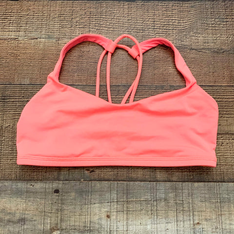 Lululemon Bright Peach Sports Bra- Size 6