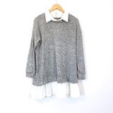 No Brand Grey Sweater Dress- Size M