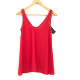 M&S Collection Red Tank with Beaded Edge NWT-Size 2