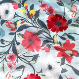 LOFT Blue Floral Print Square Scarf/Handkerchief NWT