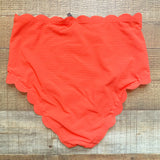 J Crew Scalloped High Waisted Bikini Bottoms- Size XS (BOTTOMS ONLY)