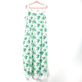 The Beaufort Bonnet Company Floral White Trim Dress- Size XL