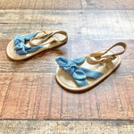 Baby Gap Denim Bow Sandals- Size 6-12M