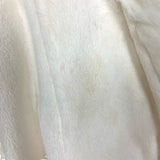 Pottery Barn Ivory Faux Fur Lined Hooded and Belted Robe- Size S (see notes)