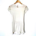 Cremieux White Lace Top- Size XS