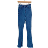 Three Bird Nest Crochet Bell Bottom Jeans- Size M (Inseam 32.5”)