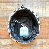 Show Me Your Mumu Beige/Black Animal Print Faux Fur Adjustable Beret NWT (sold out online, we have matching handbag)