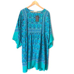 R. Vivimos Turquoise Tunic Dress NWT- Size XL 16/18