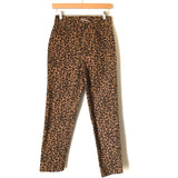 Time and Tru Leopard Print Skinny Jeans- Size 4 (Inseam 26 1/2”)