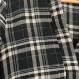 Lira Black Plaid Shirt Dress- Size S