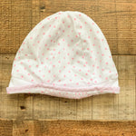 Magnolia Baby White/Pink Polka Dot Hat- Size MD