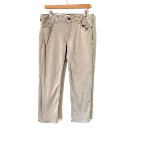 Sonoma Tan Denim Capris- Size 14 (Inseam 24”)