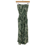 Dress Forum Olive Green Strapless Belted Jumpsuit NWT- Size S (sold out online)