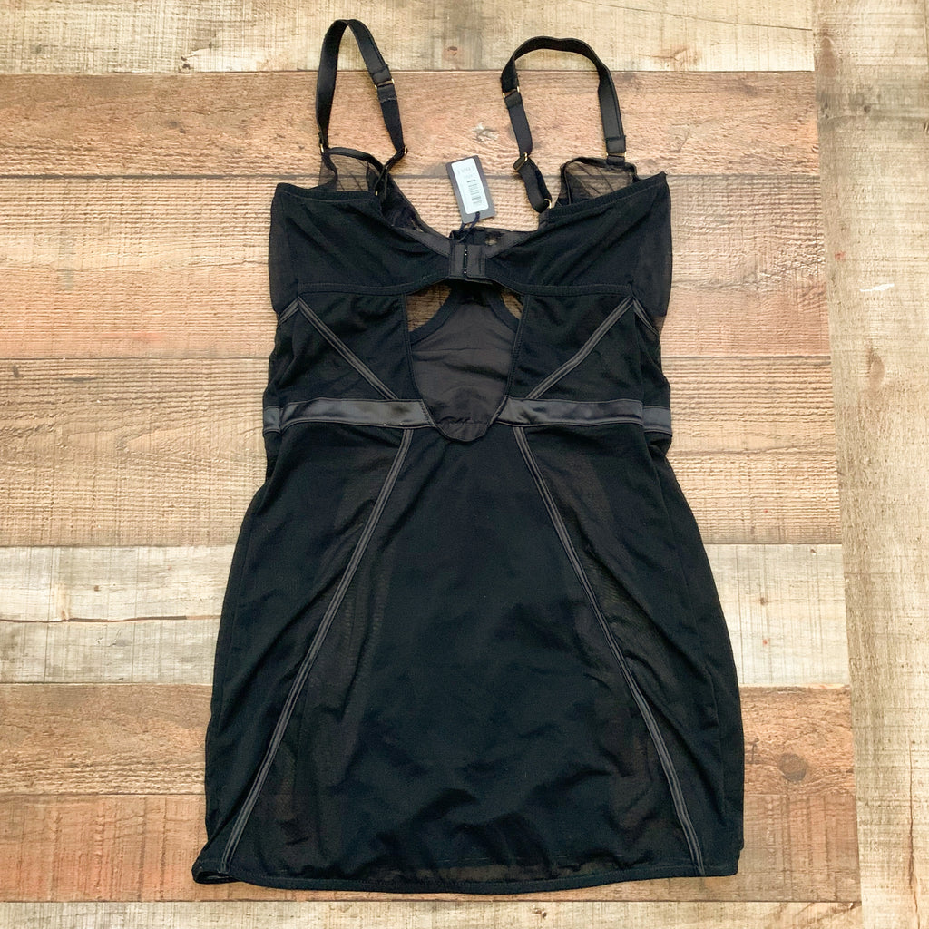 Figleaves Black Pimlico Underwired Slip NWT- Size 34I – The Saved Collection