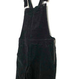 Forever21 Black Corduroy Overalls- Size 24