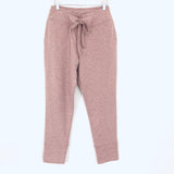 Bobeau Heathered Pink Tie Front Jogger Pants NWT- Size XS