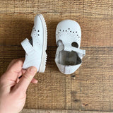 Angel White Leather T-Strap Mary Jane Shoes- Size 3
