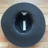 Sole Society Black Leather Studded Belted Wool Hat NWT- One Size