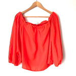 A. Calin by Flying Tomatoes Off the Shoulder Blouse- Size S