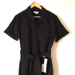 Good American Black Belted Jumpsuit NWT- Size 0