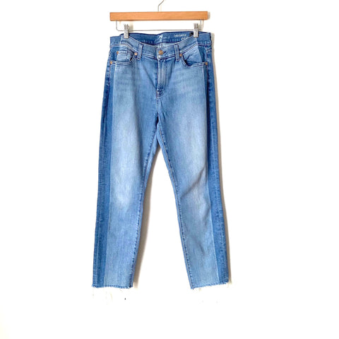 Seven For All Mankind Raw Hem Roxanne Ankle Jeans- Size 31 (Inseam 26.5”) see notes