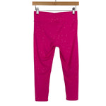 Terez Hot Pink Star Print Crop Leggings- Size S (we have matching sports bra, Inseam 19.5")