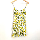 Skylar + Madison Lemon Print Tie Front Dress NWT- Size M